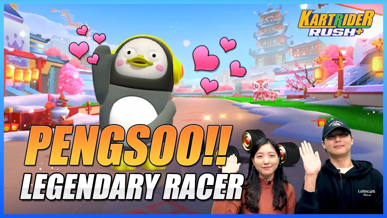[KartRider Rush+] NEW LEGENDARY GIANT PENGSOO RACER IS HERE!