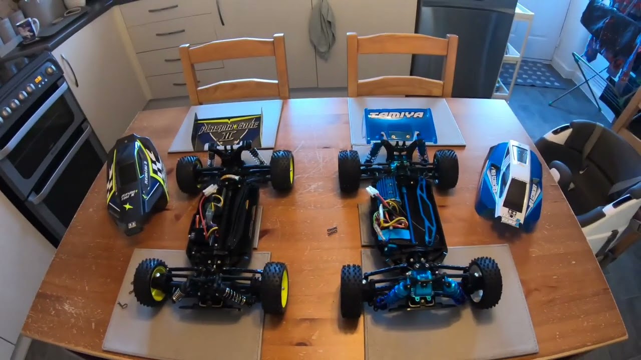Stock Tamiya Plasma Edge II Running 7.4v 2s LiPo Battery.