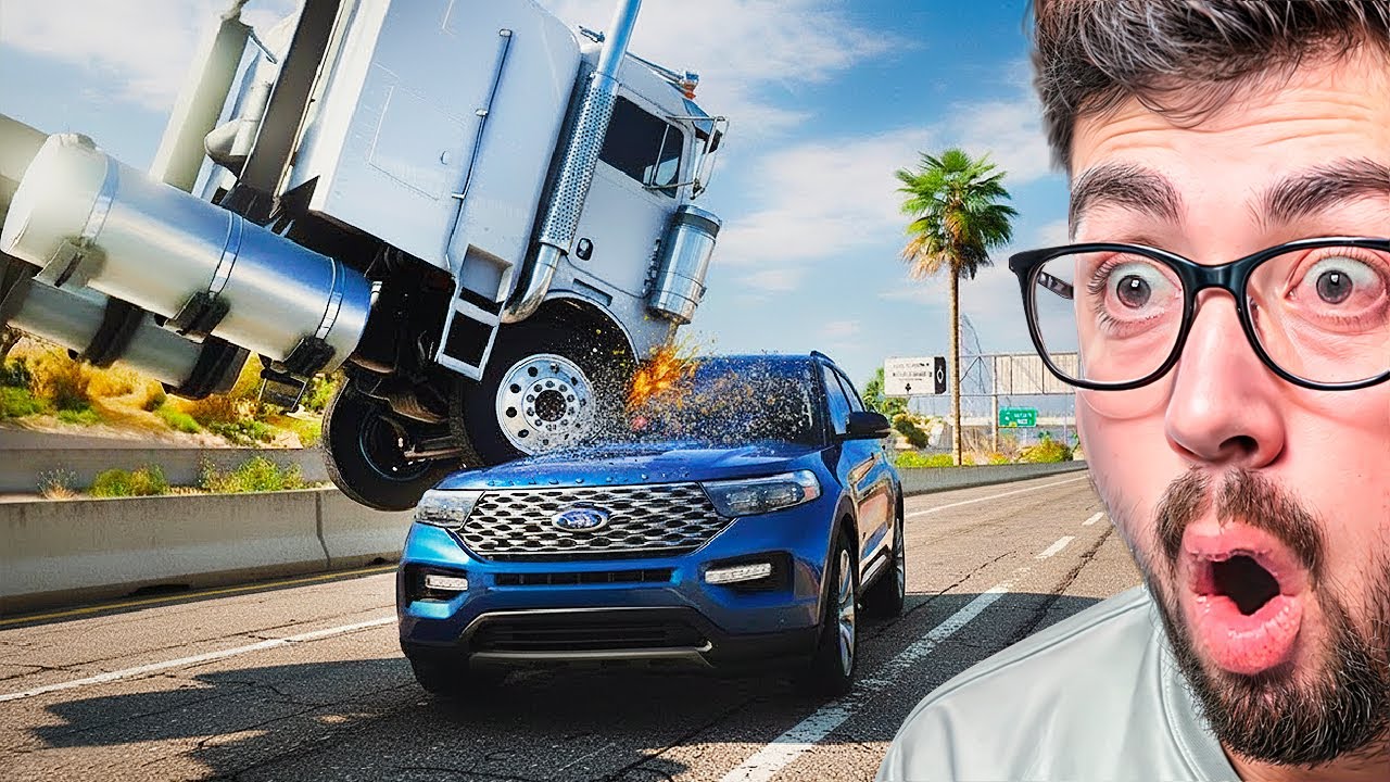 ACCIDENTES REALISTAS EN AUTOPISTAS 😱 | BeamNG Drive