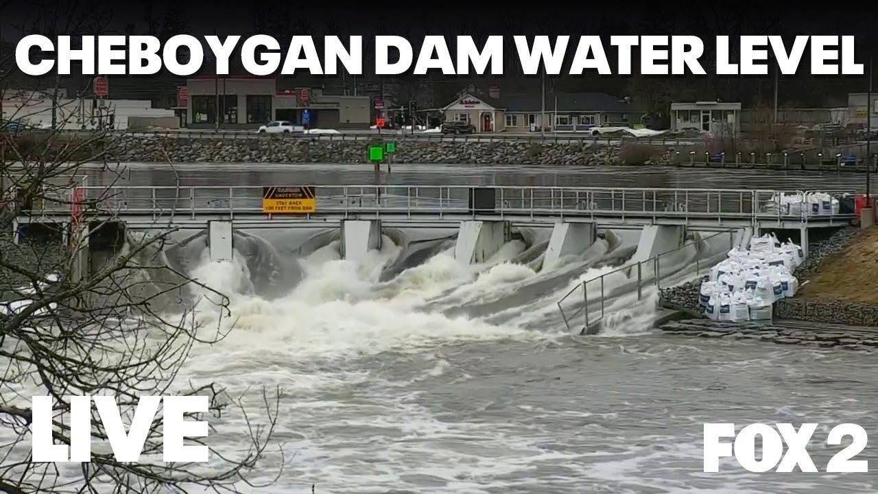 LIVE: Cheboygan dam update as water levels rise again