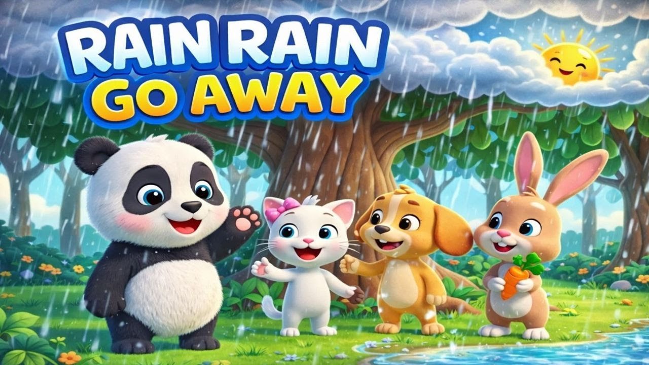 Rain Rain Go Away 🌧️ | Nursery Rhyme for Kids | Baby Songs & Rhymes | HH Wonder Planet