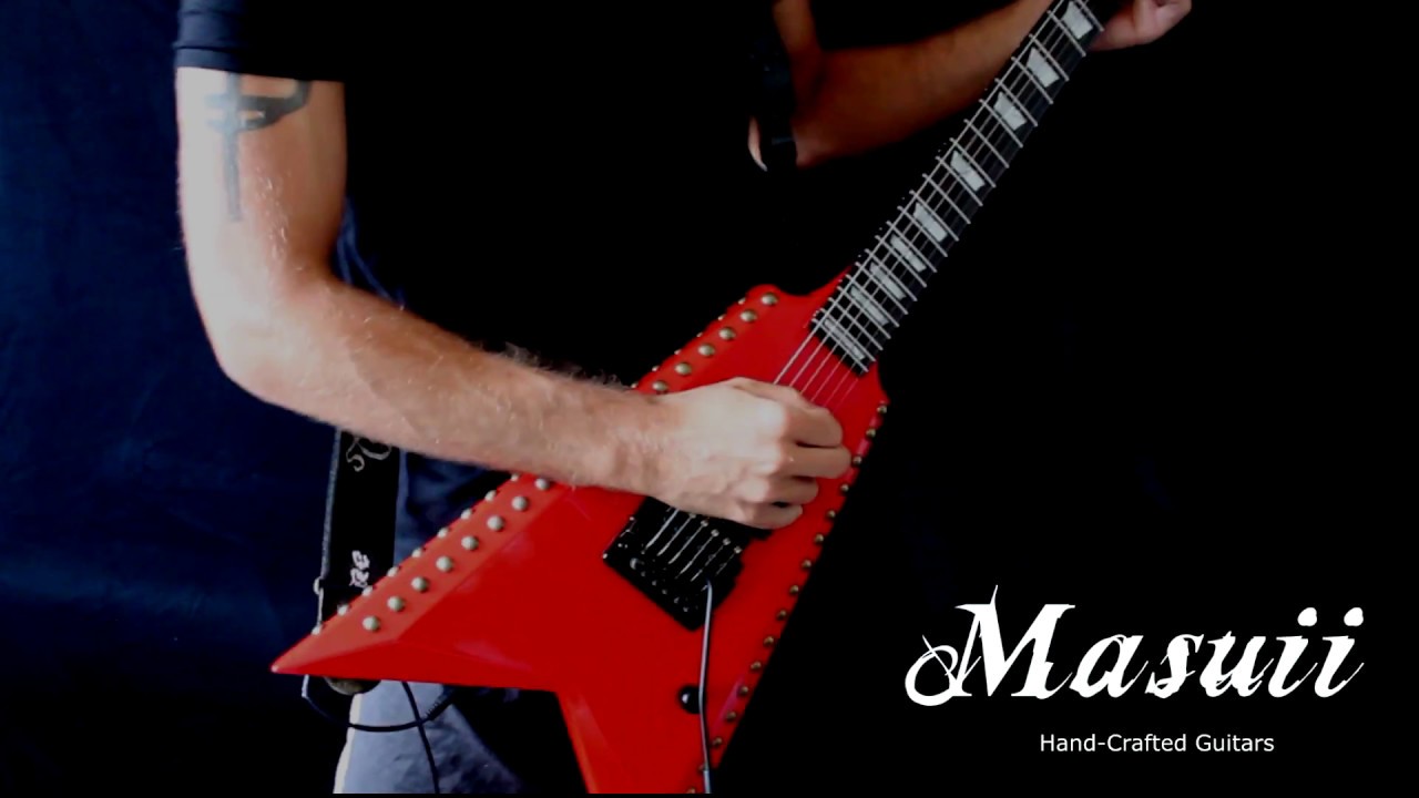 Masuii Guitars - K.K. Downing guitar Hamer K.K. Mini V Replica - 1 Demo