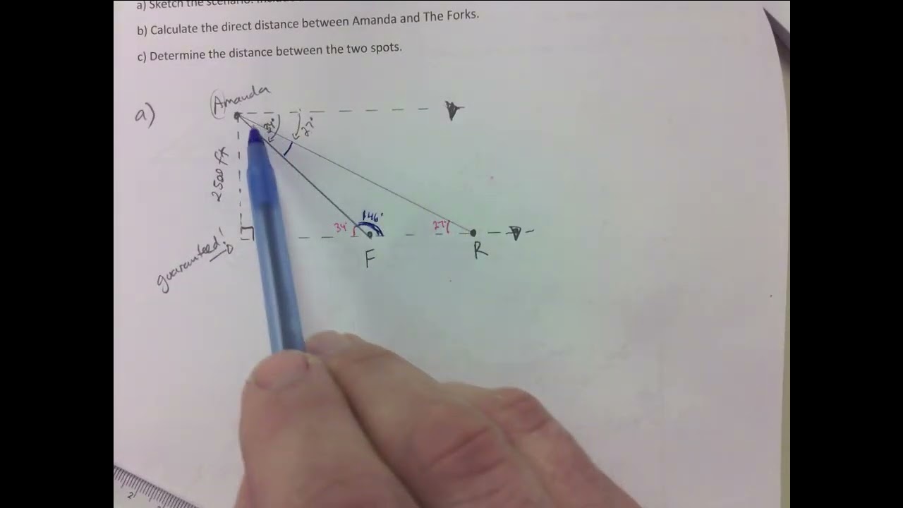 TRIG PROBLEMS: ANGLE OF ELEVATION, DEPRESSION, INTERPRET, SKETCH, FILL INFORMATION, THEN SOLVE