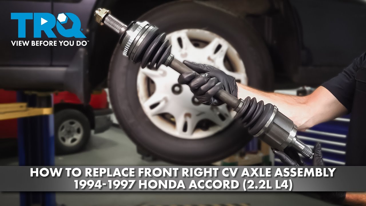 Как заменить передний правый узел привода карданного вала на Honda Accord (2.2L L4) 1994-1997 гг.