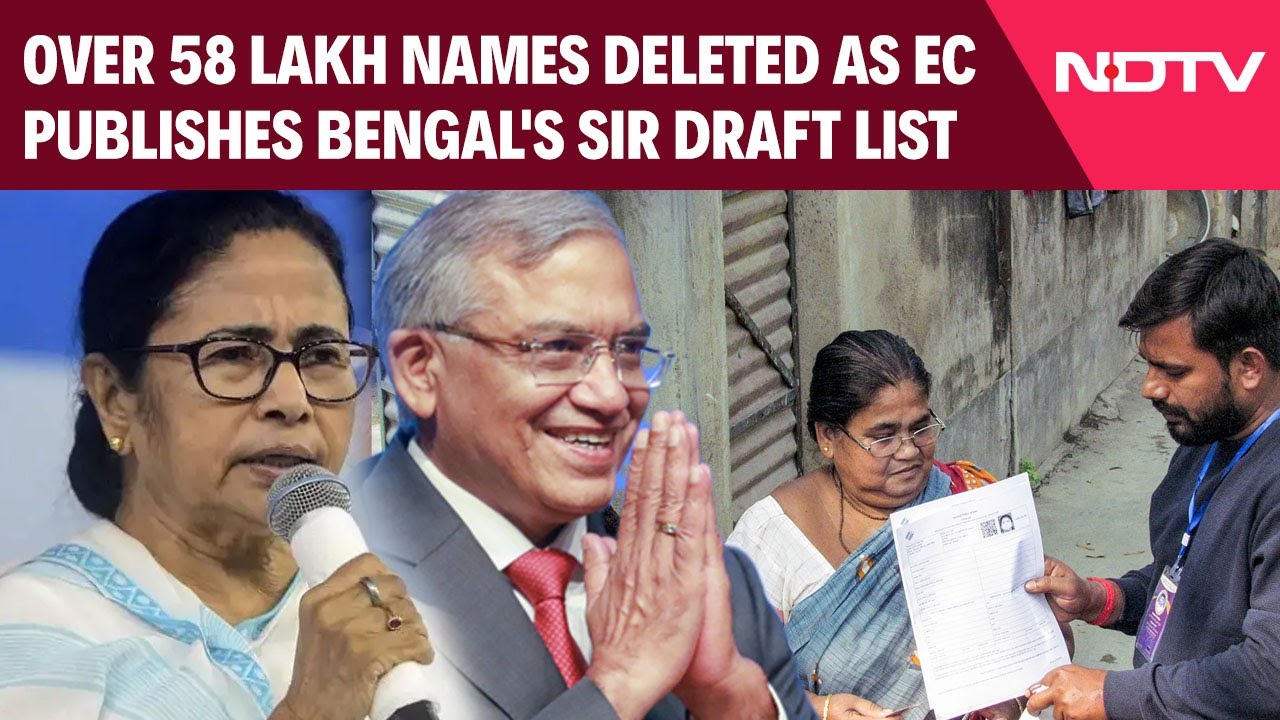 Bengal SIR | Over 58 Lakh Names Deleted As Poll Body Publishes Bengal's SIR Draft List