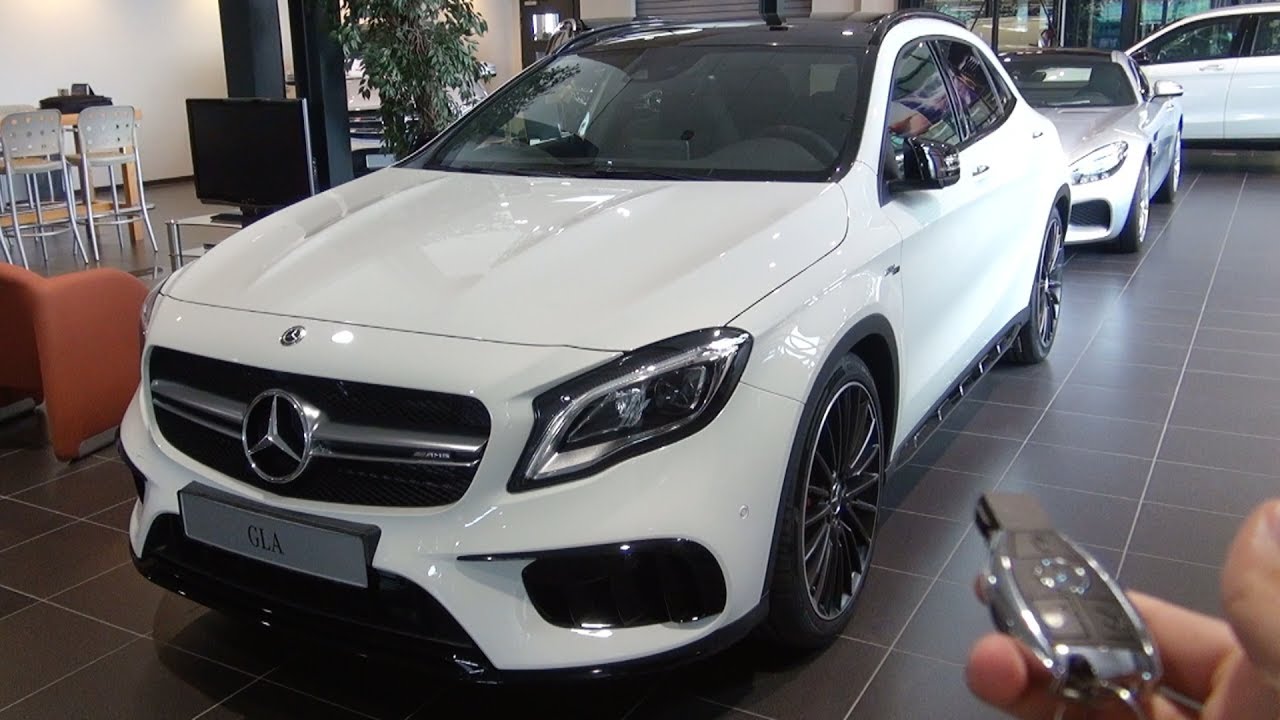 2018 Mercedes AMG GLA 45 4MATIC Full Review Start Up Interior Exterior