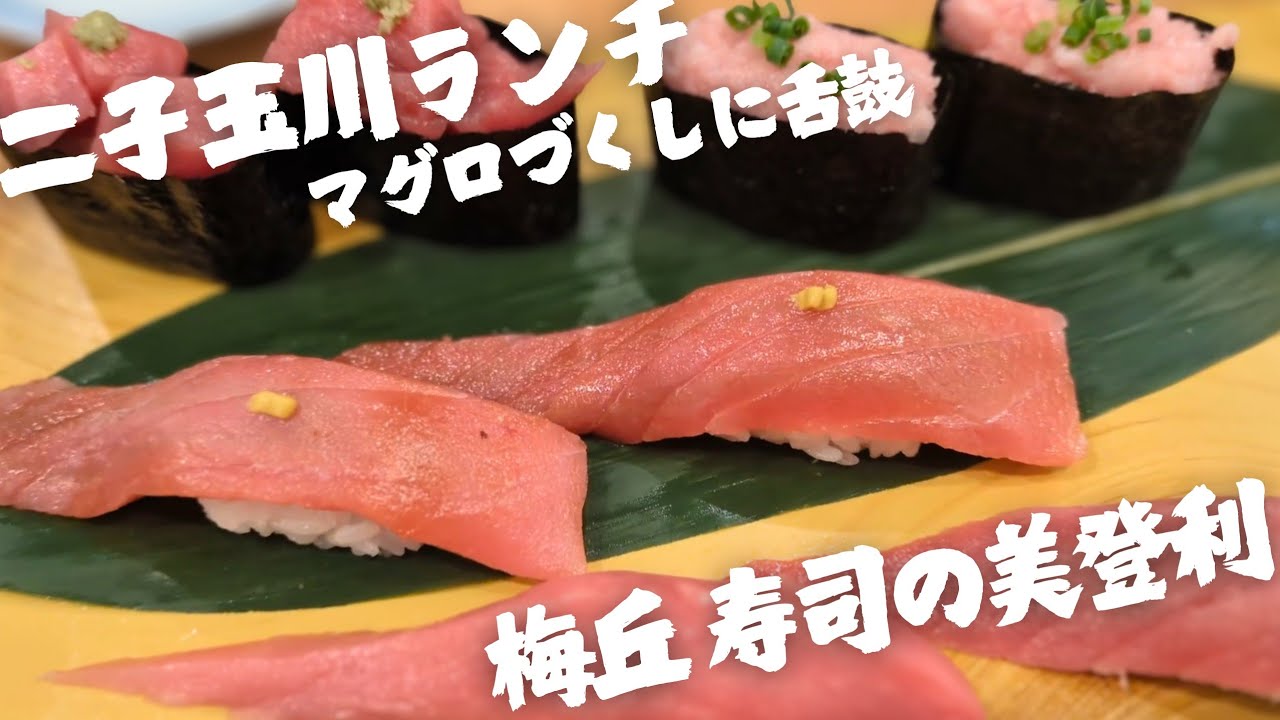 【東京グルメ/二子玉川ランチ】梅丘 寿司の美登利でマグロづくしランチ！マグロの握りがコスパ崩壊
