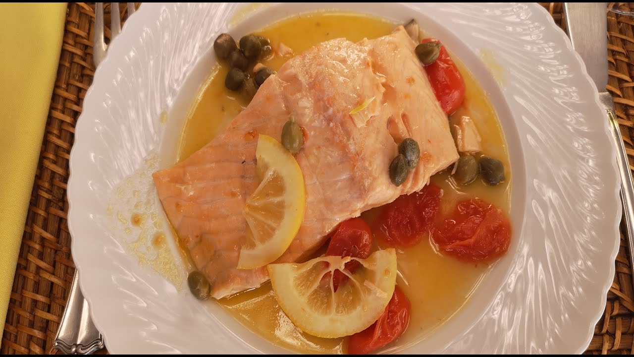 Salmone SUPER VELOCE! FACILE! BUONISSIMO! MAGRISSIMO! Si prepara in pochi minuti. Lo farete sempre!