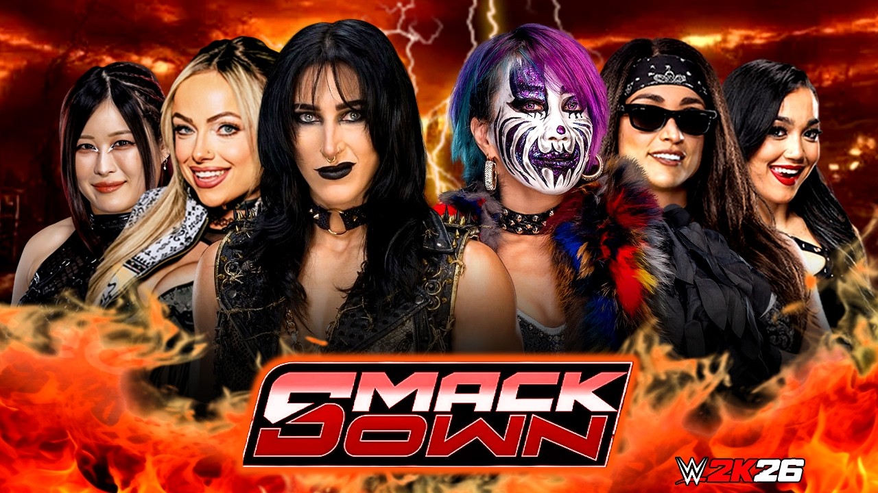 Рея Рипли, Лив Морган и Ийо Скай против Асуки, Ракель Родригес и Роксанны | WWE SMACKDOWN 20 март...