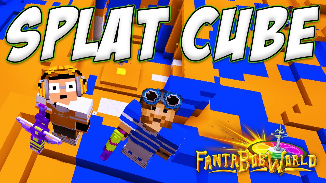SPLATCUBE avec Fanta et Bob !!! - FantaBobWorld : Serveur Mini-Jeux