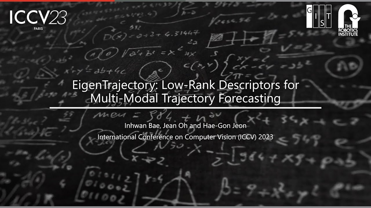 [ICCV 2023] EigenTrajectory: Low-Rank Descriptors for Multi-Modal Trajectory Forecasting