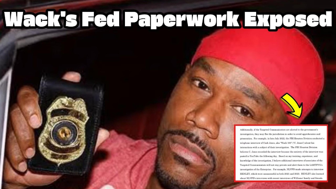 This Podcaster Just Revealed Wack100's FED Paperwork