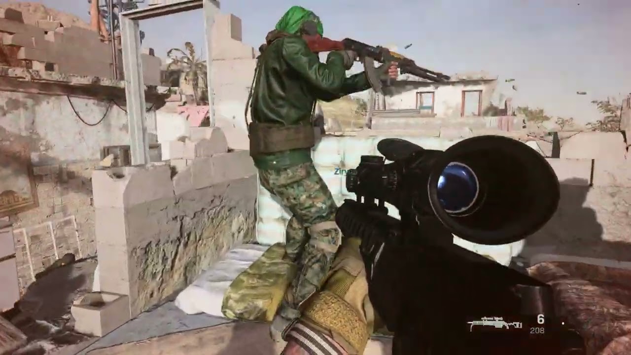 Call of Duty Modern Warfare  Hard Mode - Mission 6 Highway Of Death