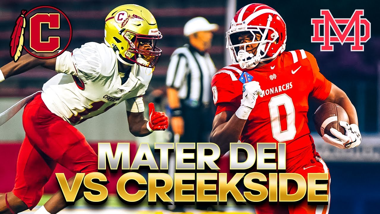 #1 Mater Dei vs Creekside (GA)! - Cali vs Georgia! - Best Team in Nation!