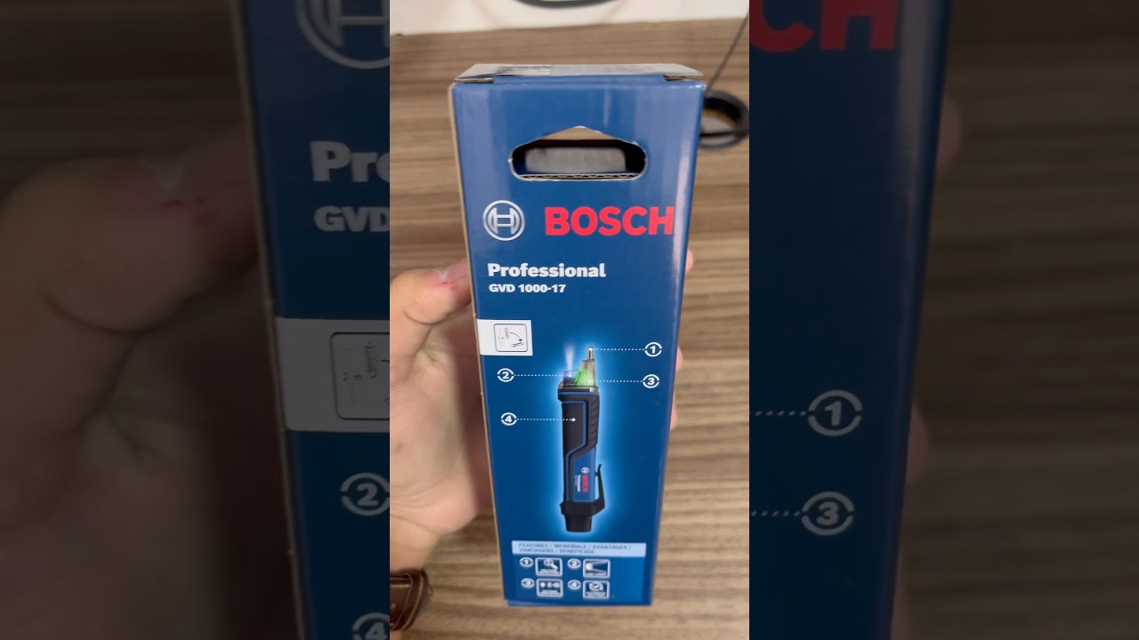 Unboxing Detector de tens&atilde;o Bosch GVD 1000-17