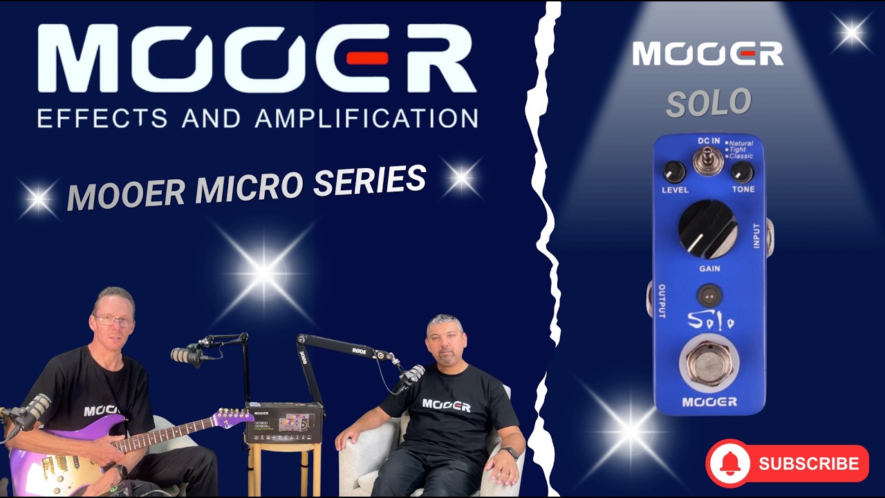 Mooer Solo - A tight high gain distortion ideal for soloing.