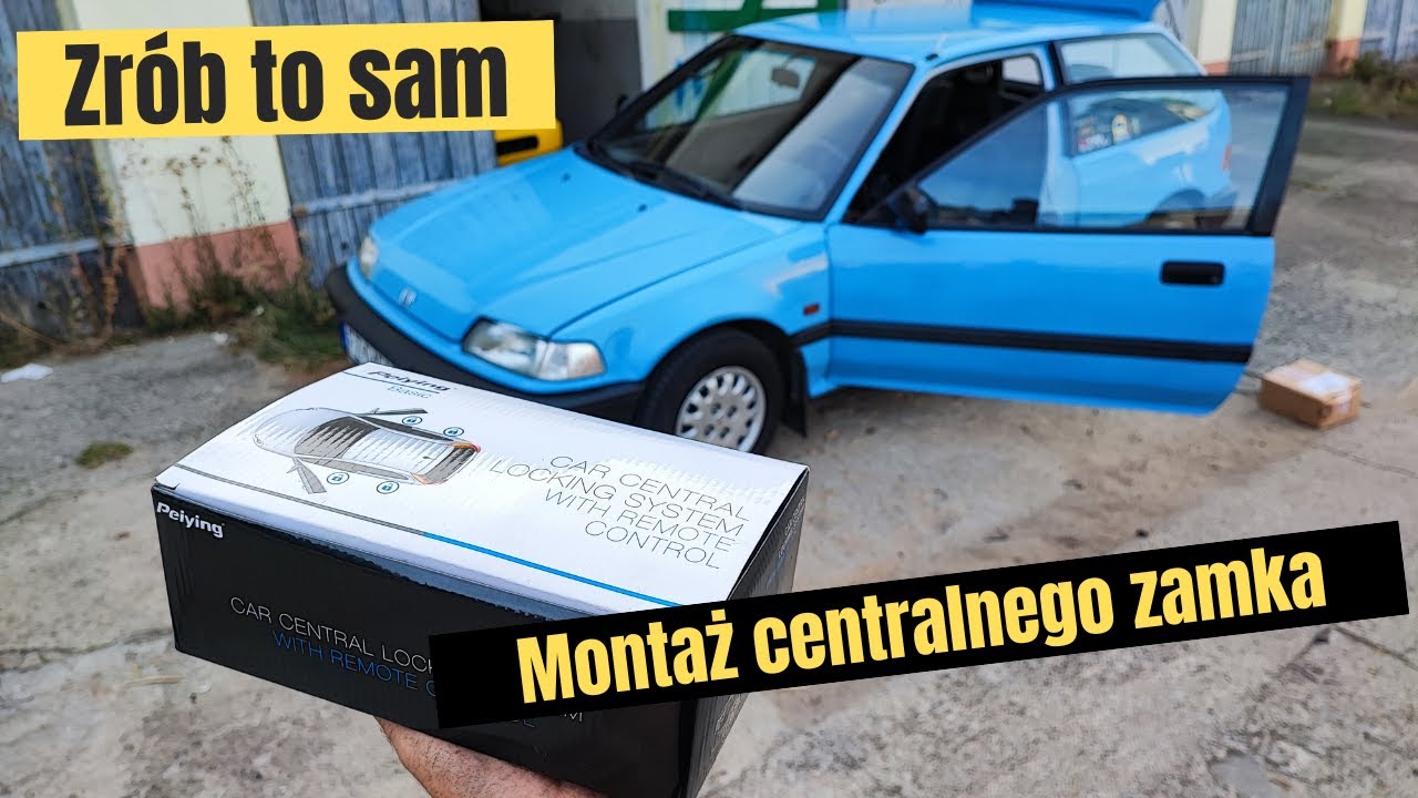 Montaż centralnego zamka - Honda Civic