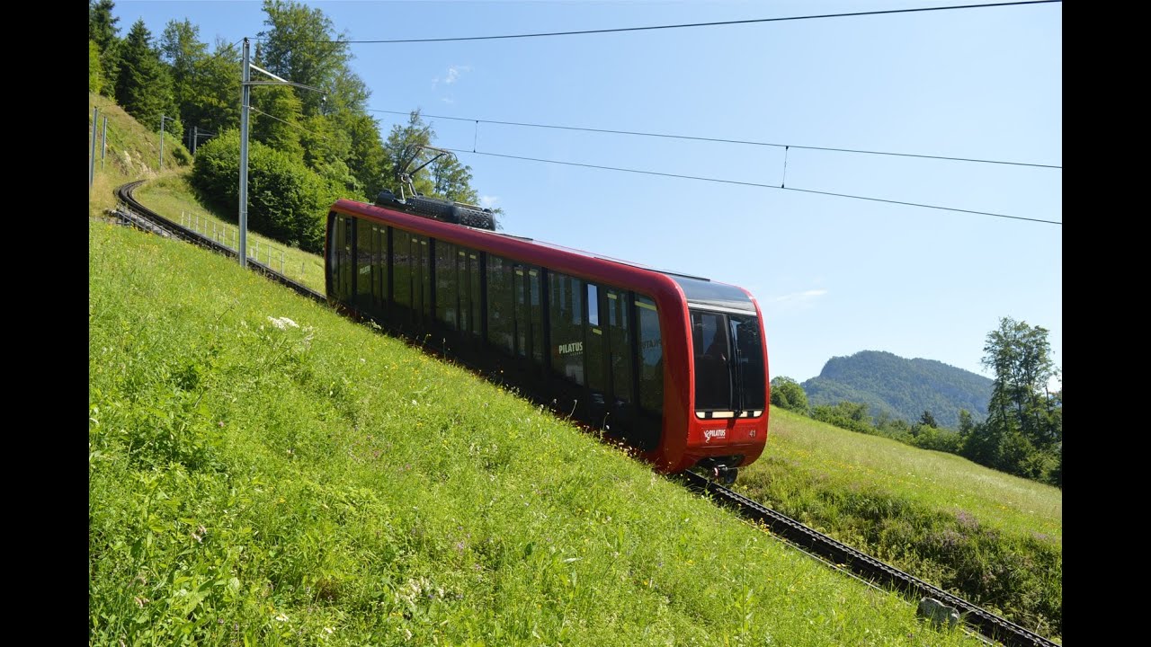 Pilatus Neue Zahnradbahn Animation
