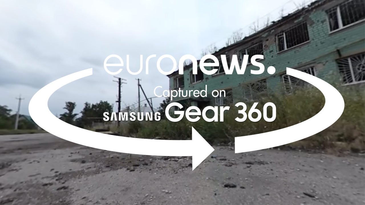 360° video: Experience life on Ukraine's front line in Stanytsia Luhanska