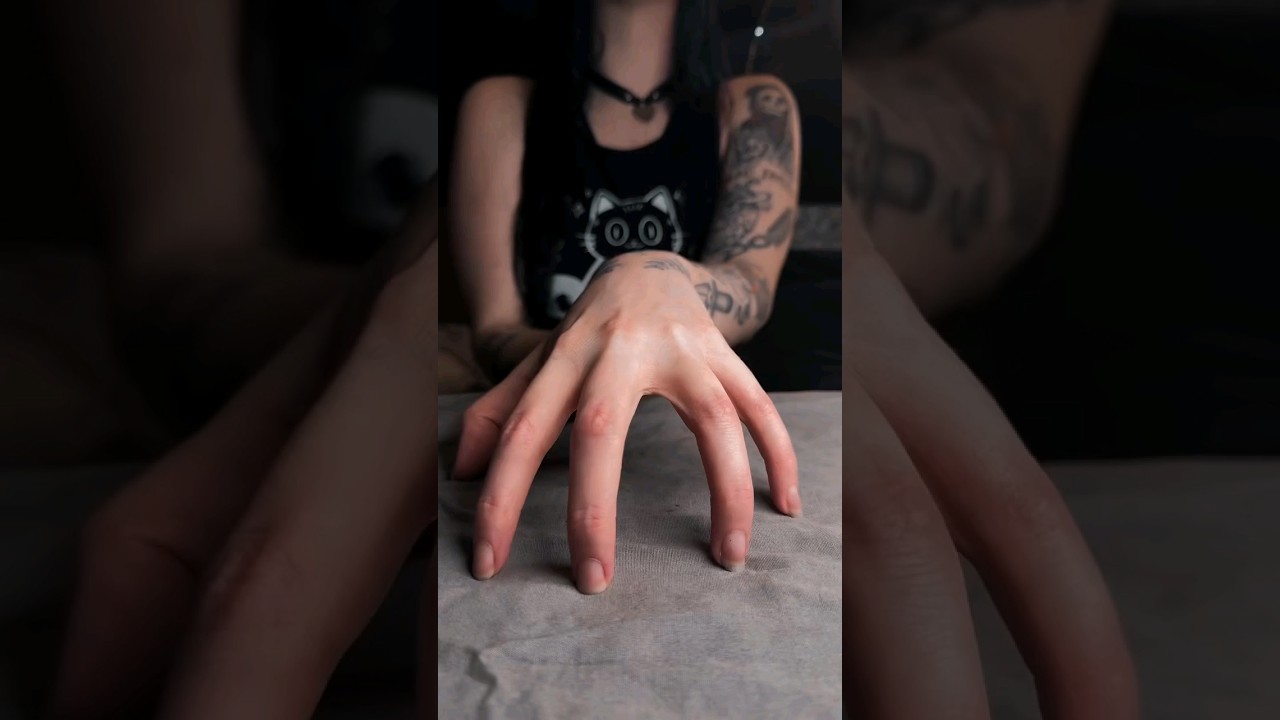 Stunning Black Hand Tattoos: Art Meets Skin by artist: @thegraveyard.kitten #inkdesigns #inked