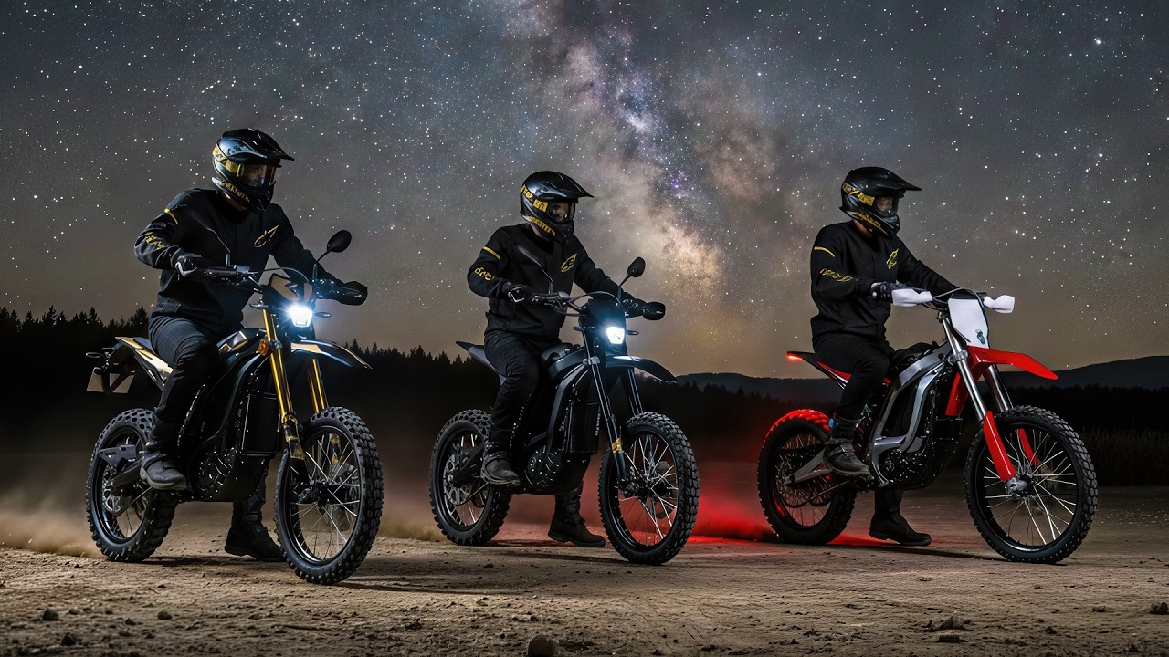 20 MOTOS ÉLECTRIQUES DANS LA NUIT ! (Ambiance 