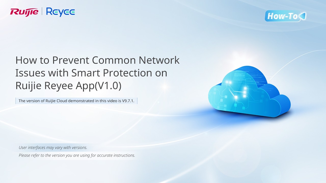 How to Prevent Common Network Issues with Smart Protection on Ruijie Reyee AppV1.0