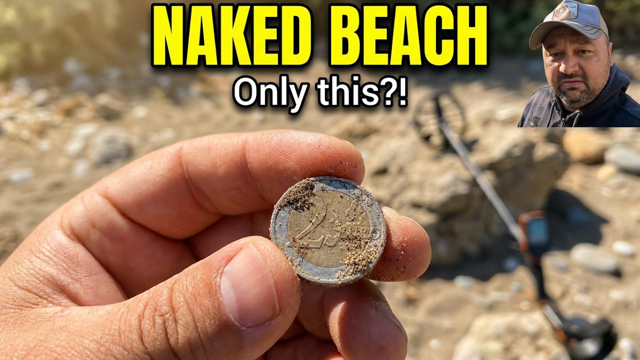 The Naked Beach it's not so good for Metal detecting 