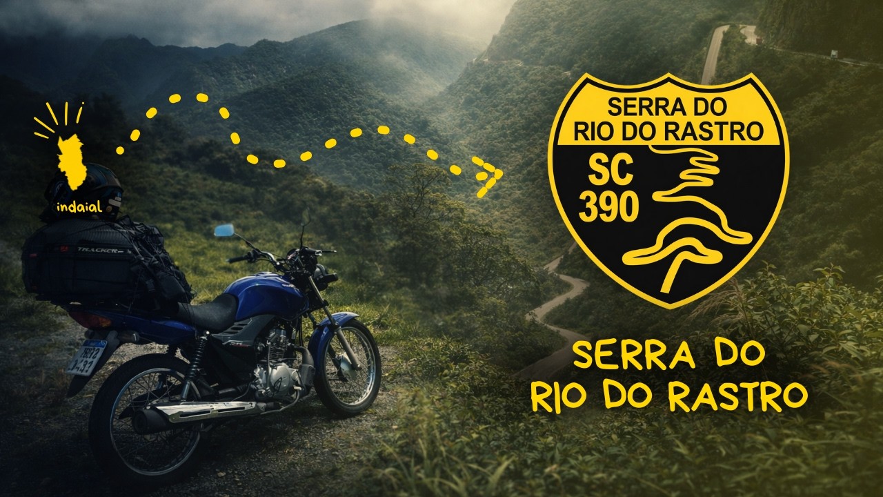 Como é viajar 400km de moto 125cc? | Serra do Rio do Rastro & Urubici
