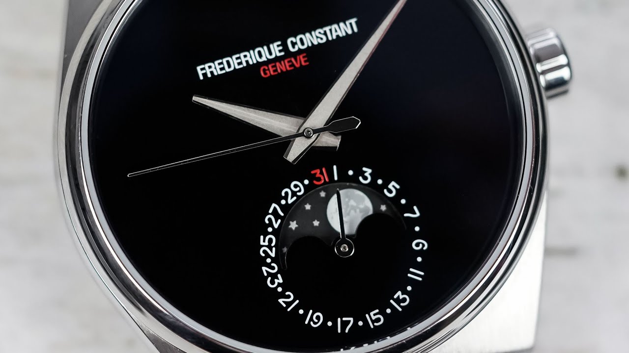 Обзор лимитированной серии Frederique Constant x Time+Tide Highlife Moonphase Onyx Moon