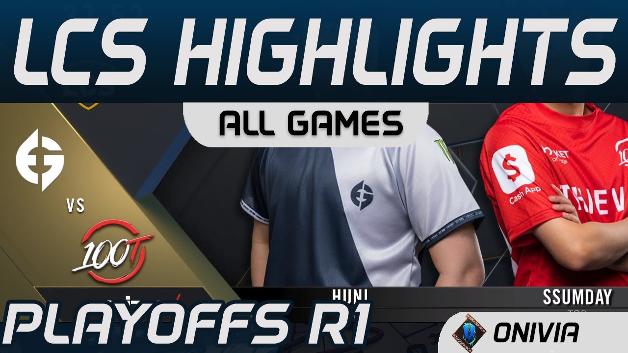 100 vs EG Highlights ALL GAMES Round1 LCS Summer Playoffs 2020 100 Thieves vs Evil Geniuses by Onivi