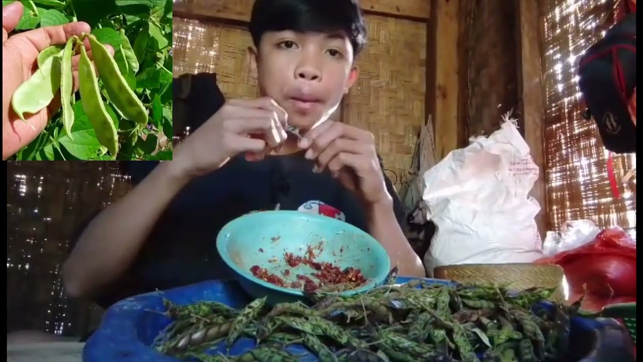 น้องสมใจ กินข้าวกับถั่วแปบ