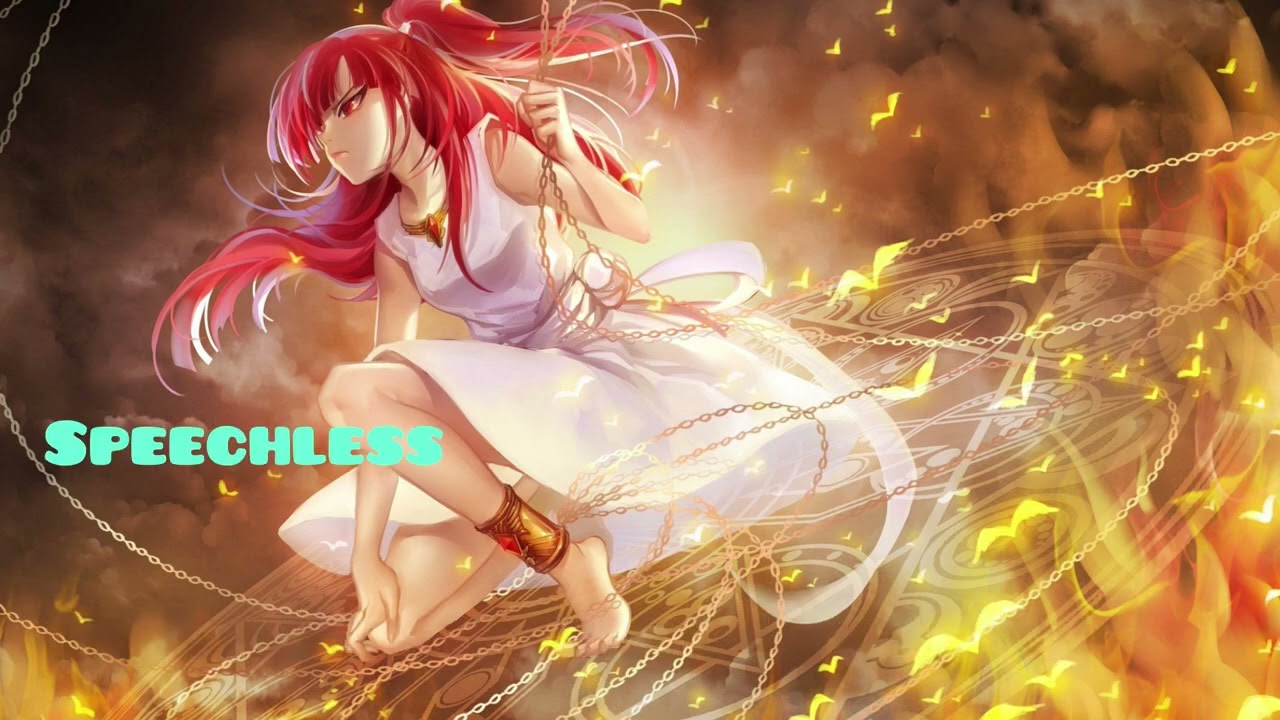 Nightcore - Speechless - Naomi Scott (lyrics)