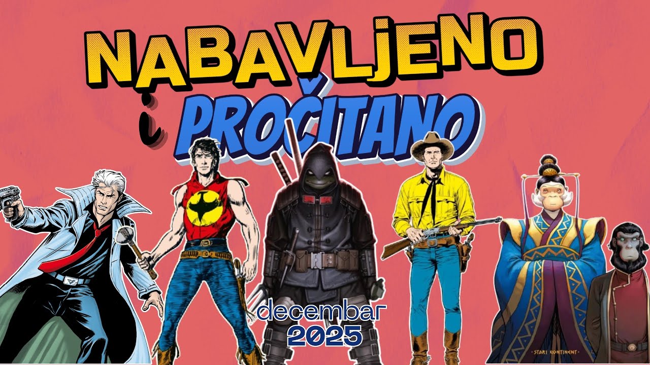 Nabavka i pročitani stripovi u decembru 2025. godine