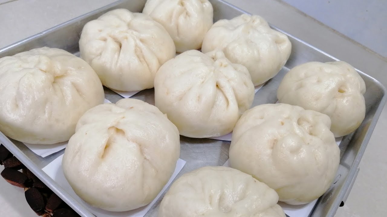 Delicious & Tasty Homemade Meat Buns with Mushrooms | Sang Yuk Pao 生肉香菇包
