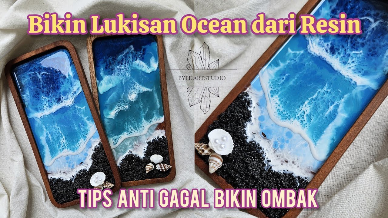 Tutorial Ocean Resin Art Cara Mudah Bikin Ombak