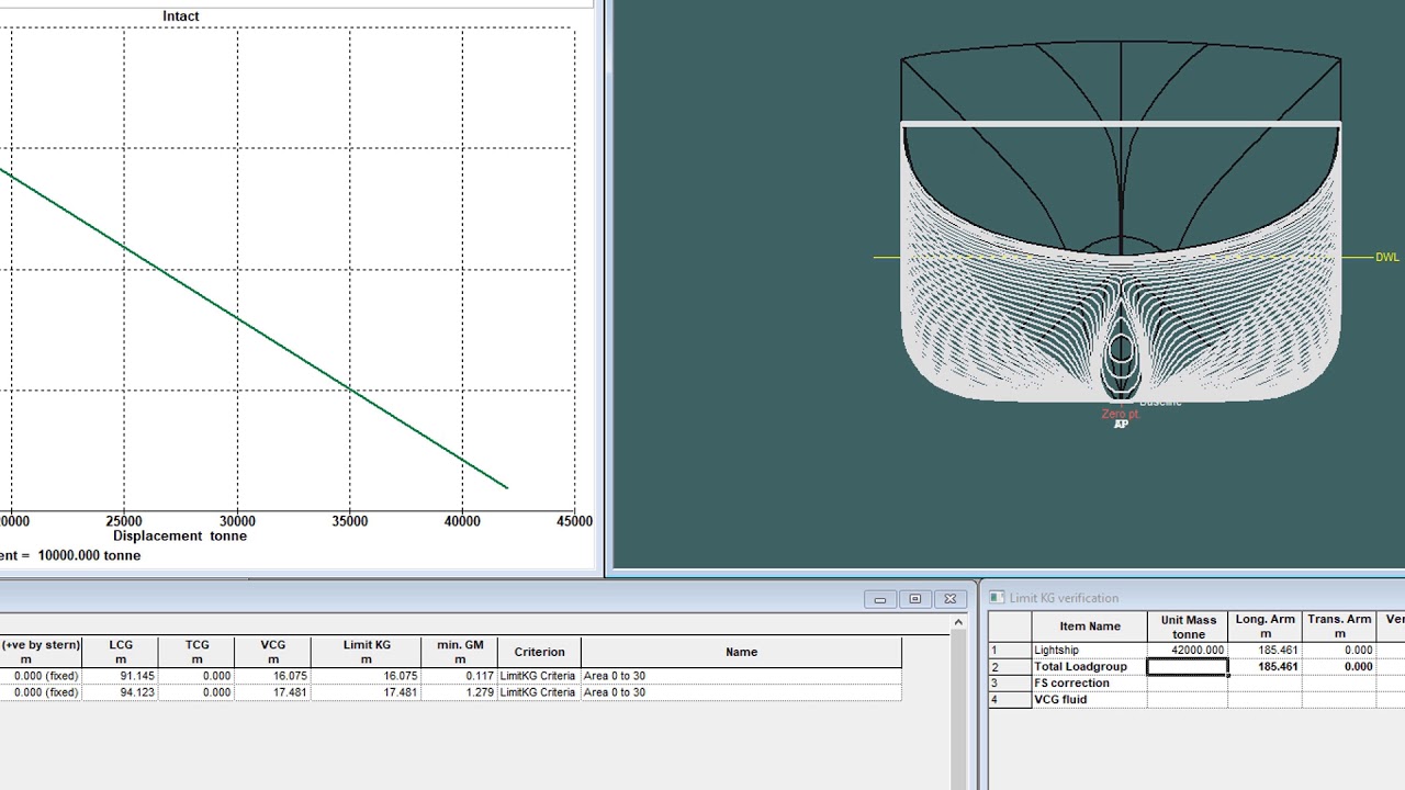 Troubleshoot Maximum VCG Calculations in MAXSURF Stability