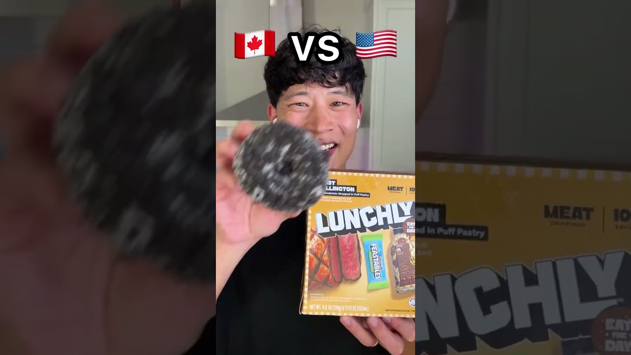 Canadian Oreo Donut 🇨🇦 vs American Feast Wellington 🇺🇸
