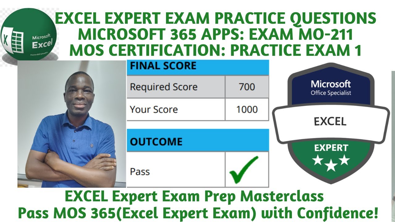 Экзамен Excel Expert (экзамен MO 211) — (приложения Microsoft 365) — практический экзамен 1