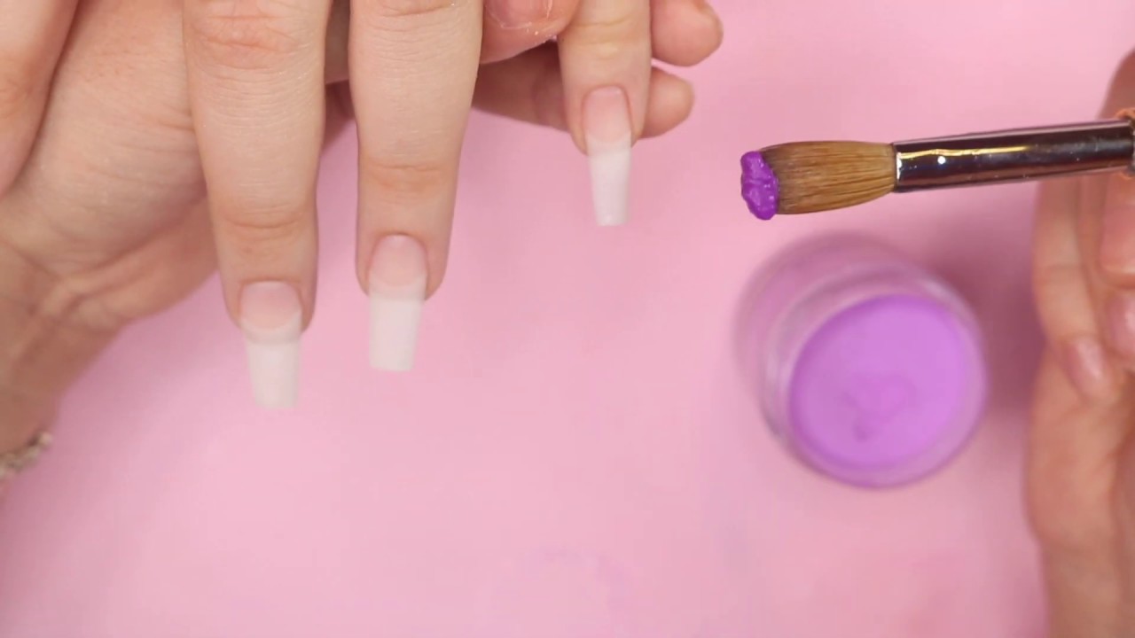 Diseño en Efecto Ombre con Morado y Gris + Efecto Azucar ❤️ Petición de Clienta