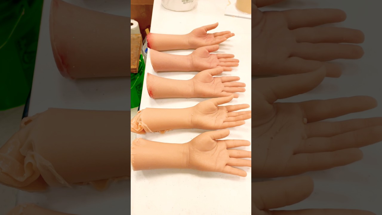 Силиконовый слепок руки