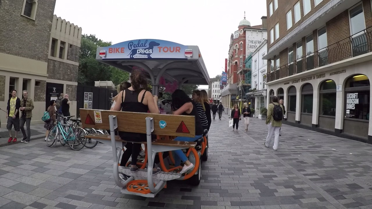 Cruising down New Road Brighton