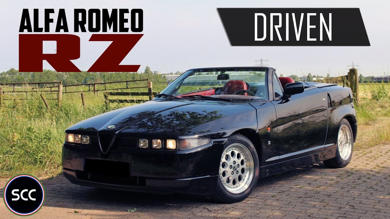ALFA ROMEO RZ ES30 ZAGATO 1995 - Test drive in top gear - V6 Engine sound | SCC TV