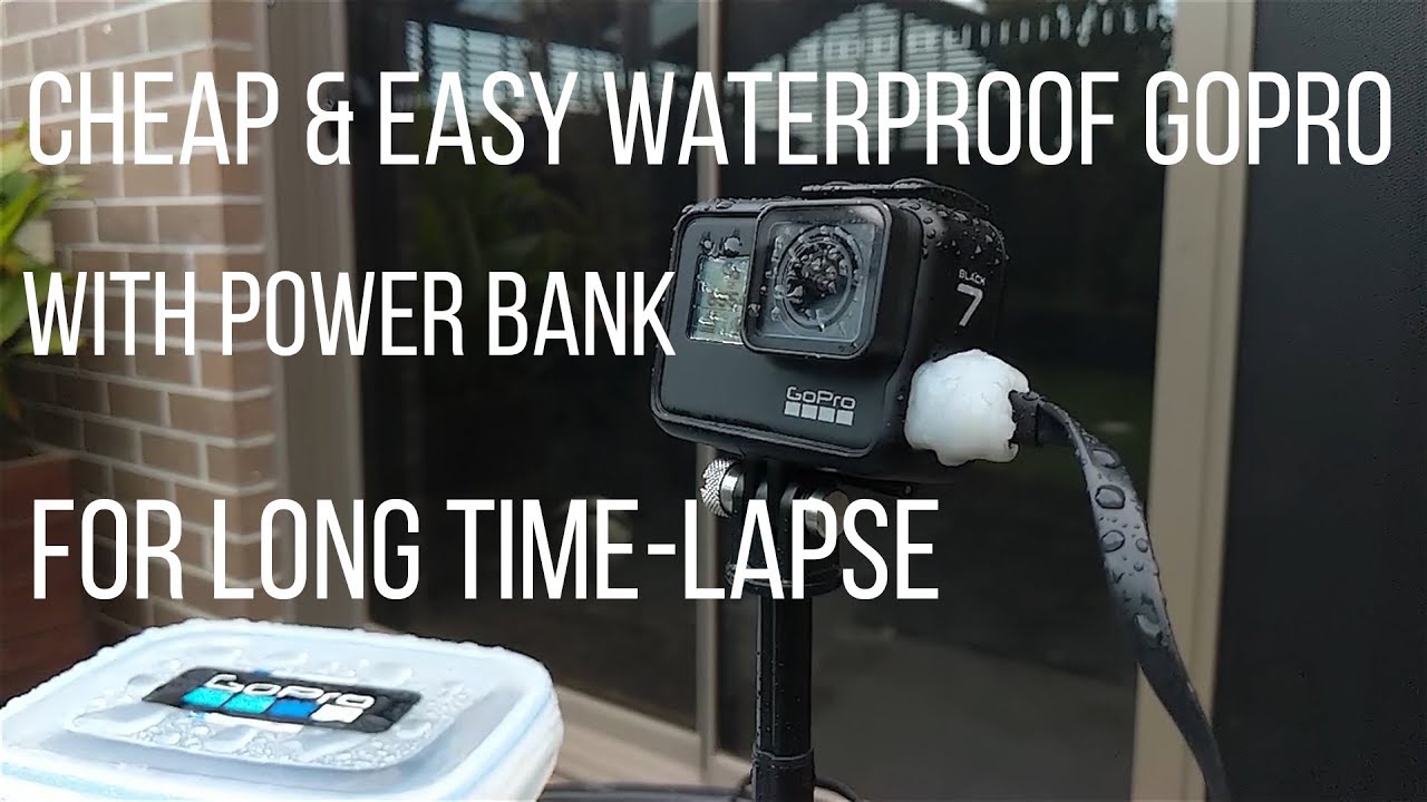 GoPro Hero 7 Black | Waterproof Your GoPro & Battery Pack for LONG Time-Lapse (2019)