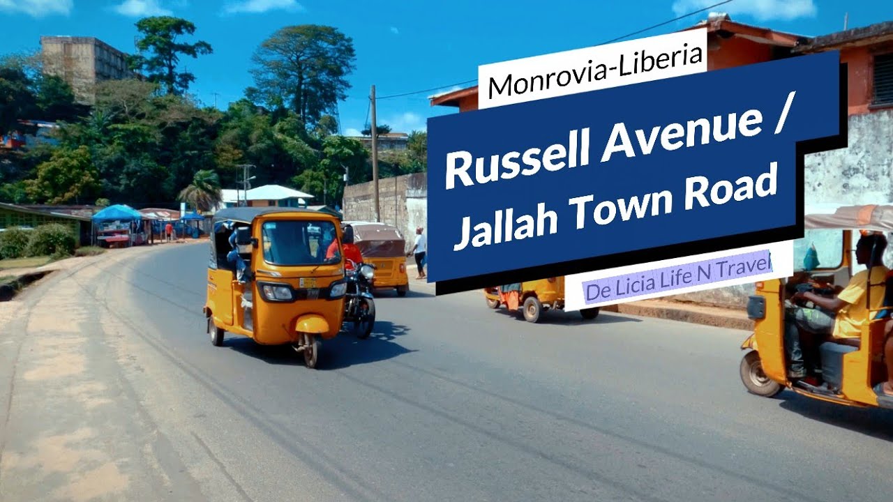 Liberia  -  A Walking Tour Video In Monrovia City Liberia | Jallah Town Road