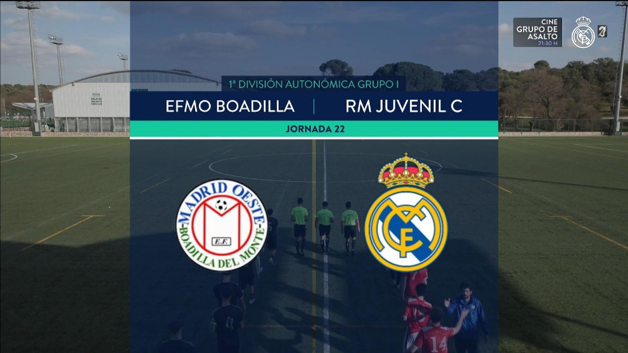EFMO Boadilla - Real Madrid Juvenil C (1&ordf; Divisi&oacute;n Auton&oacute;mica Juvenil) - RMTV