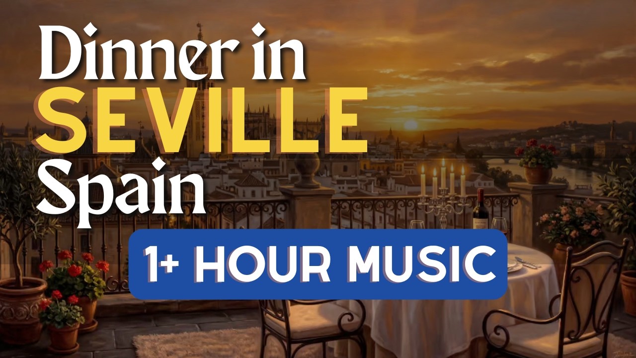 Dinner in Seville, Spain | Elegant Spanish Restaurant Music (1 Hour)