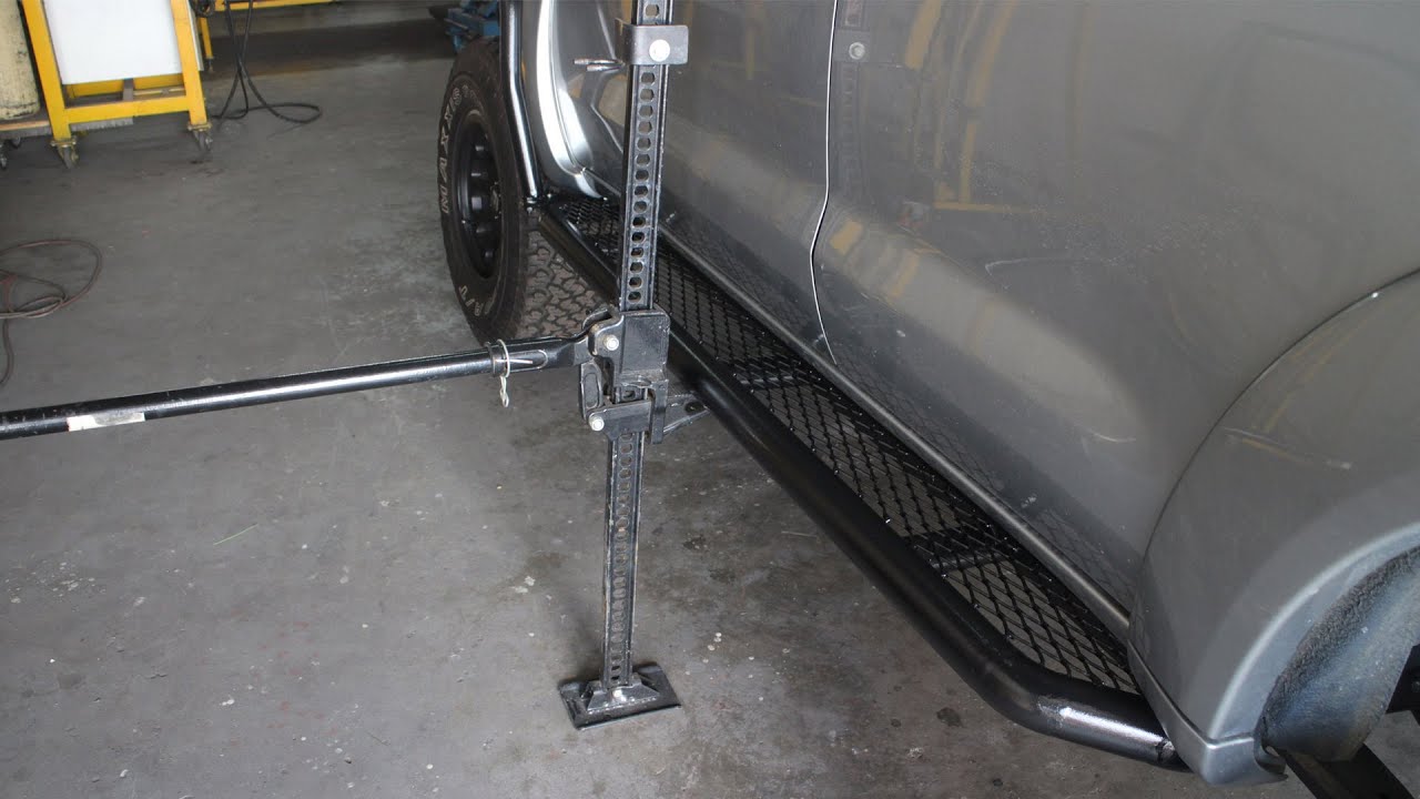 How to make a custum Side steps for Toyota Hilux