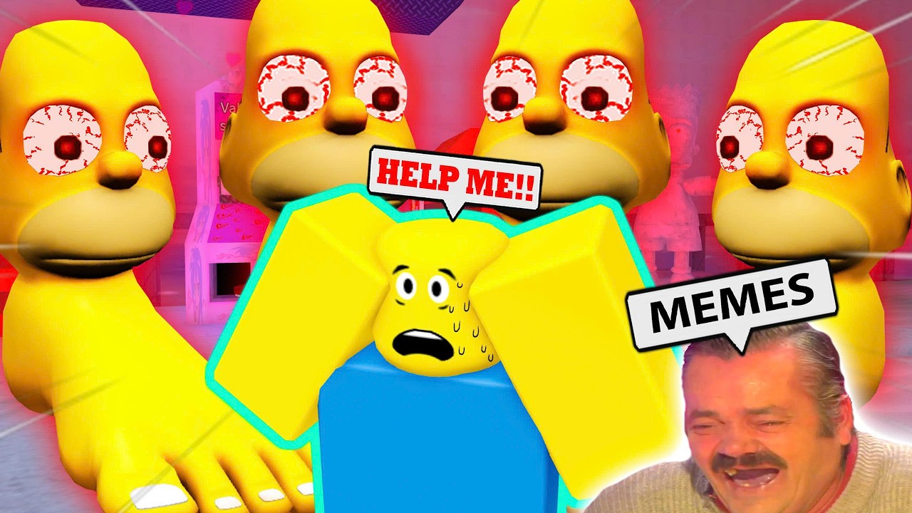 В Roblox You VS Homer есть по-настоящему УЖАСНО смешные моменты😨