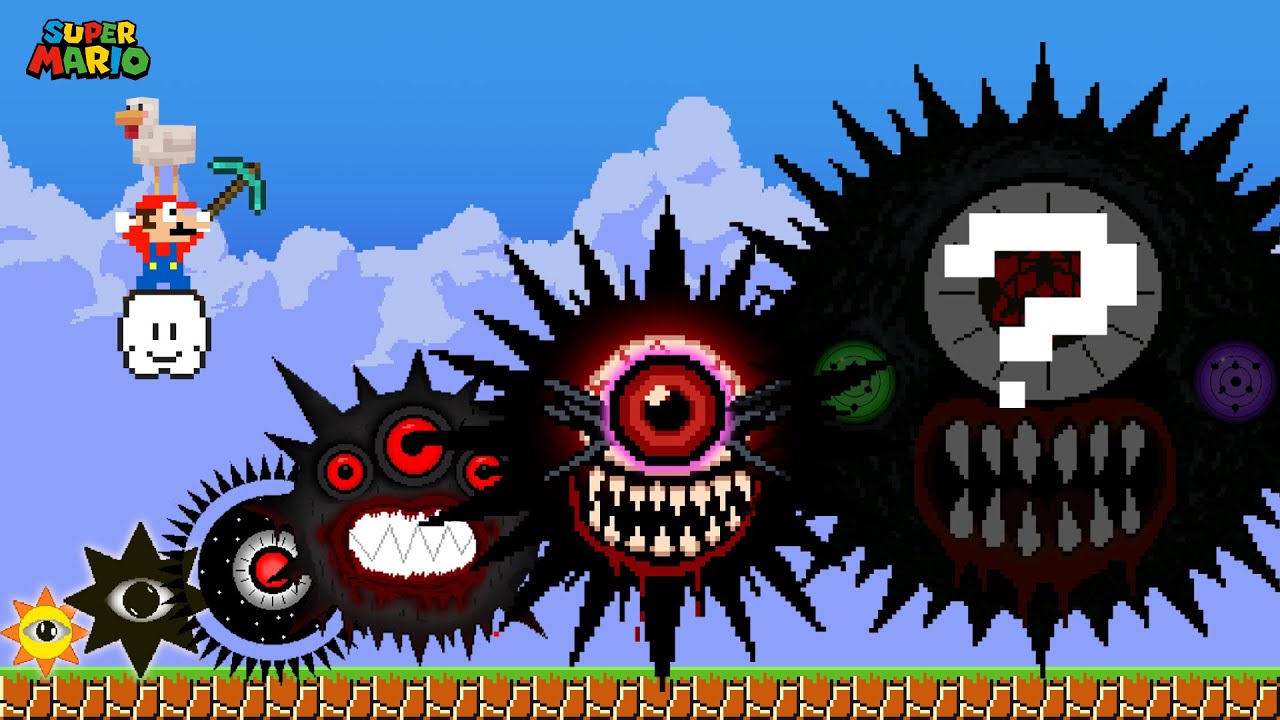 Mario vs Suika | EVOLUTION of Sprunki Mr.Sun Full Phase (New Versions) | Mario Adventures