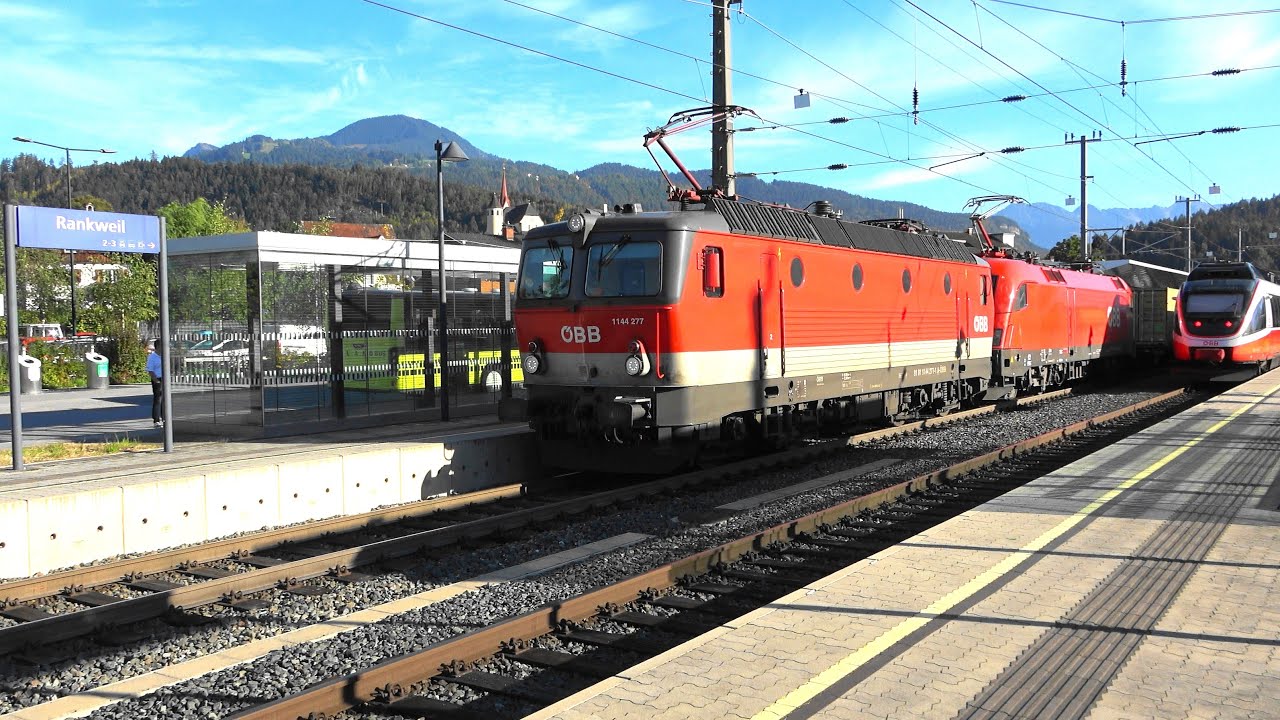 Bahnhof Rankweil: Lange & kurze G&uuml;terz&uuml;ge, IC119 Bodensee, Dosto-Z&uuml;ge, Talent1 Z&uuml;ge